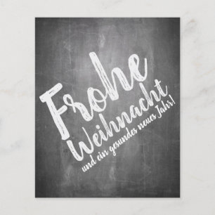 Papier Weihnachtsgrüße auf der Kreidetafel