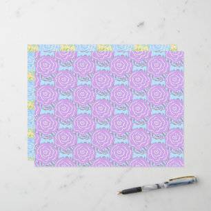 Papier Whimsical Panted Pastel Roses 2