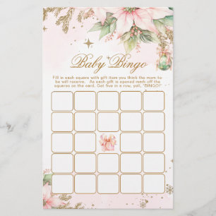 Papier Whimsical Winter Bingo Gold Blush jeu