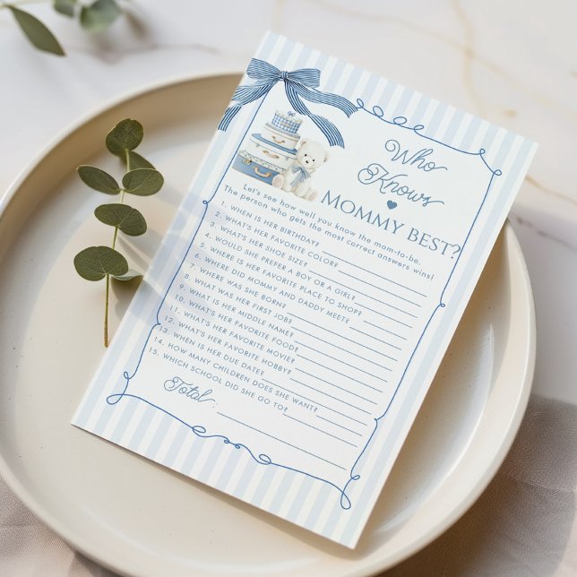 Papier Who knows mommy best French Nursery Coquette Bow (Créateur téléchargé)