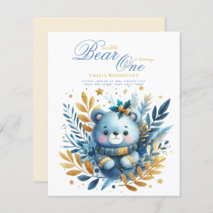 Papier Wild One Bear 1er anniversaire (ou EDIT AGE) Or Tu