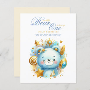 Papier Wild One Bear 1er anniversaire (ou EDIT AGE) Or Tu