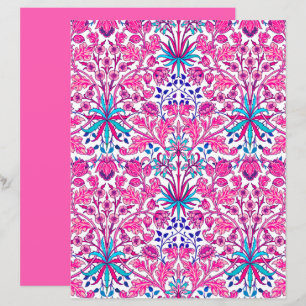 Papier William Morris Hyacinth Imprimer, rose Fuchsia