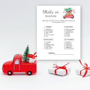 Papier WINTER Qu'est-ce qu'il y a dans ton sac baby showe