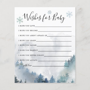 Papier Winter Wonderland Wives for Baby Card