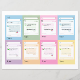 Papier Work Bestie Valentine Day Card, Corporate Pun