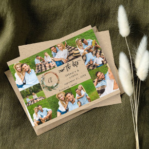Papier Wreath Budget Rustic 10 Multi Photo Enregistrer la