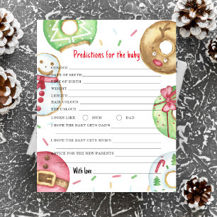 Papier Xmas cookies baby shower de prévisions et de conse