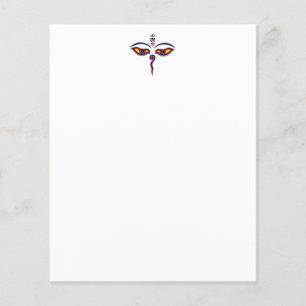 Papier Yeux de sagesse de Bouddha - Les yeux du temple Bo