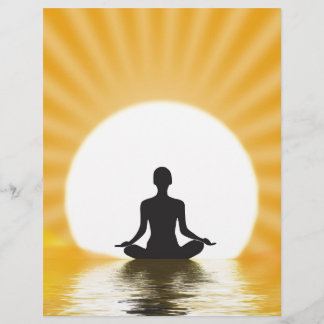 Papier Yogi méditant