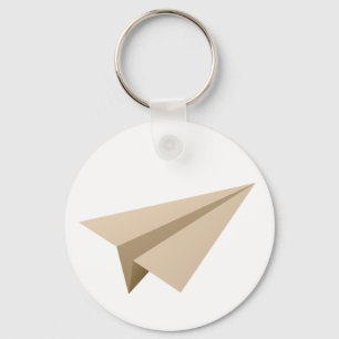 Papierflieger paper plane keychain