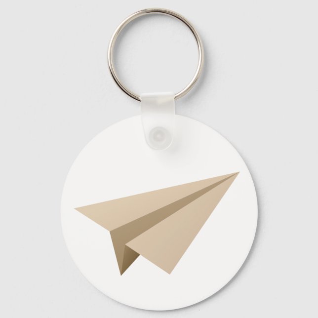 Papierflieger paper plane keychain (Front)