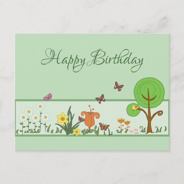 Papierfrühling Postcard (Front)