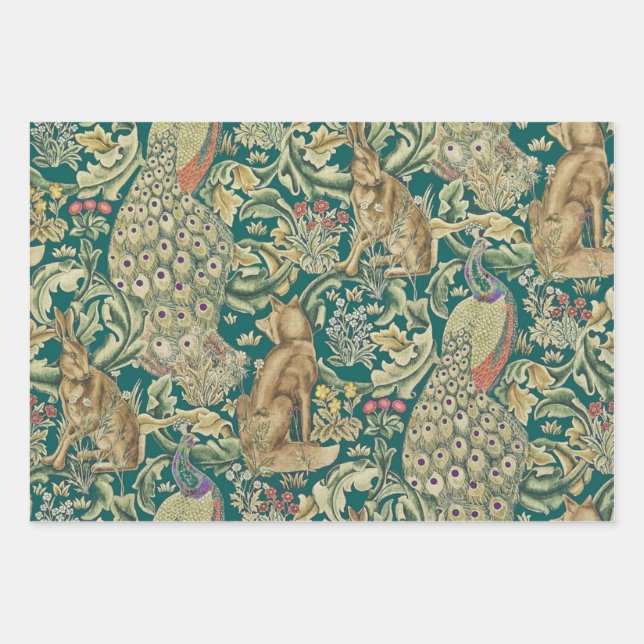 Papiers d'emballage "Forest" Feuille plate par Mor (Devant)