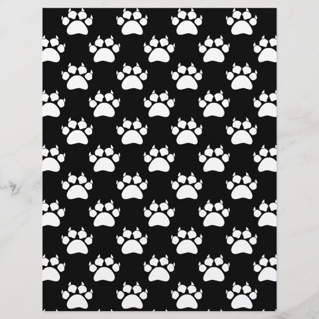 Papiers et Motifs blancs pour chats Imprimer (Devant)