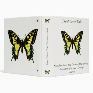 Papilio machaon - Old World Swallowtail Butterfly Binder