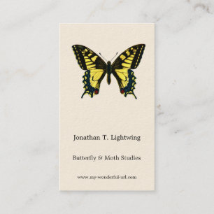 Papilio machaon - Old World Swallowtail Butterfly Business Card