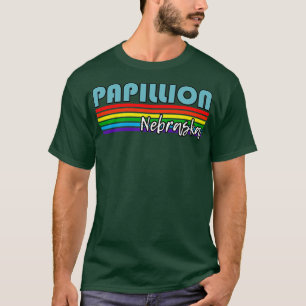 Papillion Nebraska Pride Papillion LGBT Gift LGBT T-Shirt