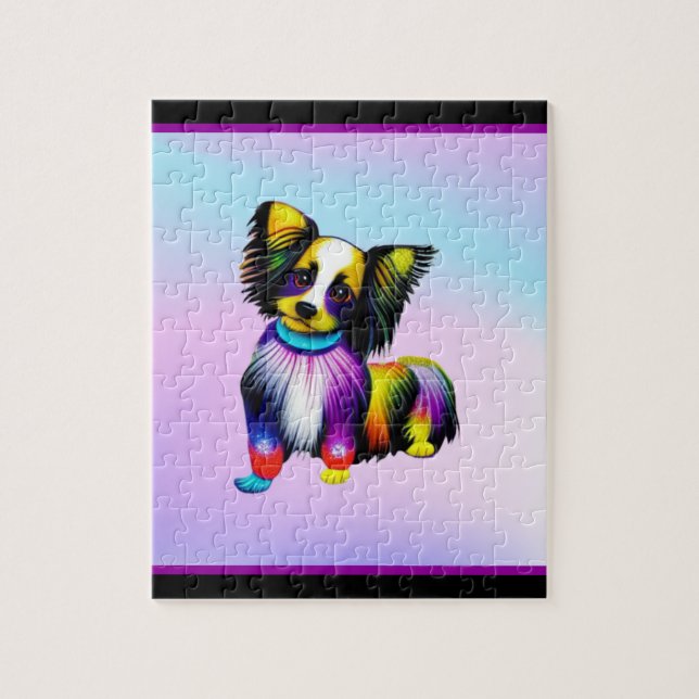 Papillion Pop Art Pastel   Jigsaw Puzzle (Vertical)