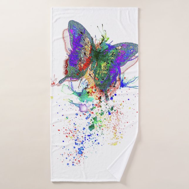 Papillon (Serviette de bain)