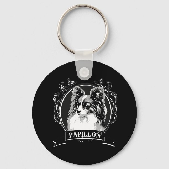 PAPILLON (3) KEYCHAIN (Front)