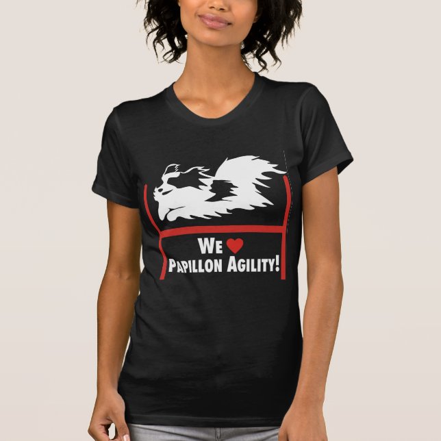 Papillon Agility Love T-Shirt (Front)
