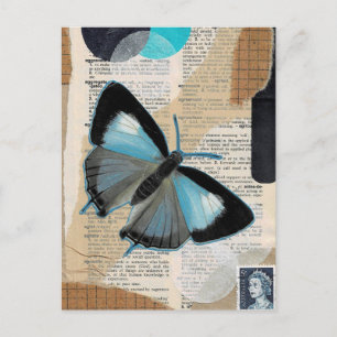 "Papillon ailes" - Carte postale conçue exclusivem