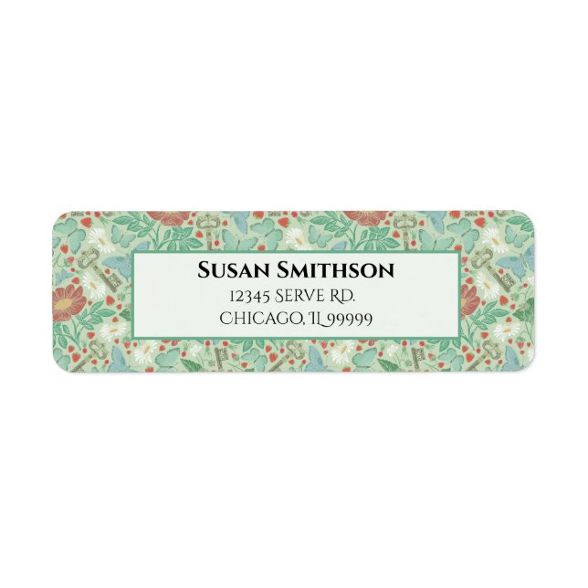 Papillon Ancienne Clé Daisy Steampunk Adresse de R (Devant)