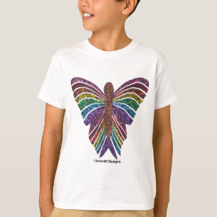 Papillon Arc-en-ciel (blanc) - T-Shirt pour garçon
