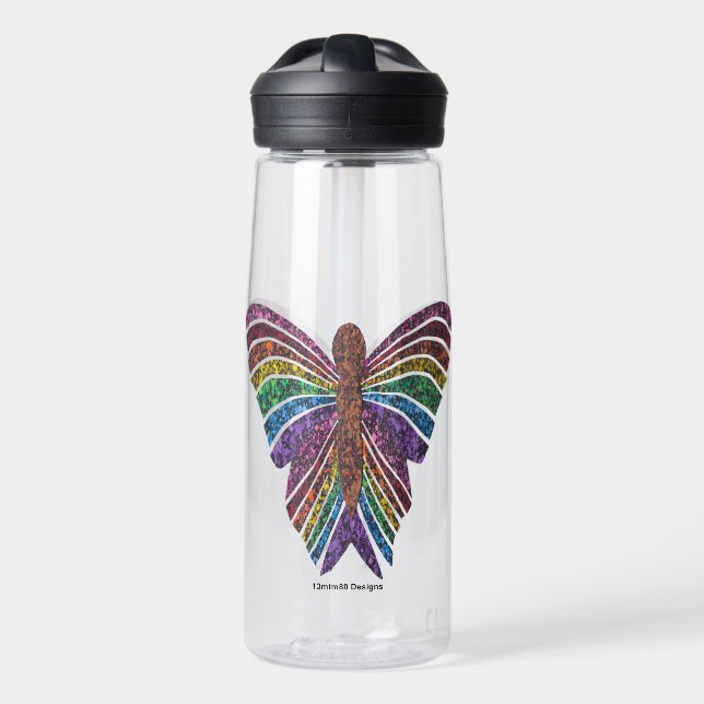 Papillon arc-en-ciel - Bouteille d'eau CamelBak (2 (Avant)