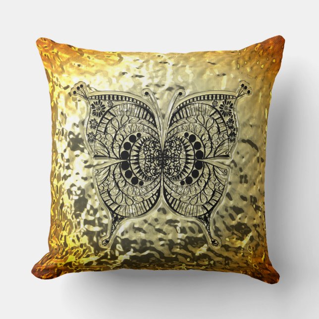 Papillon Art 59A-59D Options d'image Coussin (Recto)