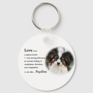 Papillon Art Gifts Keychain
