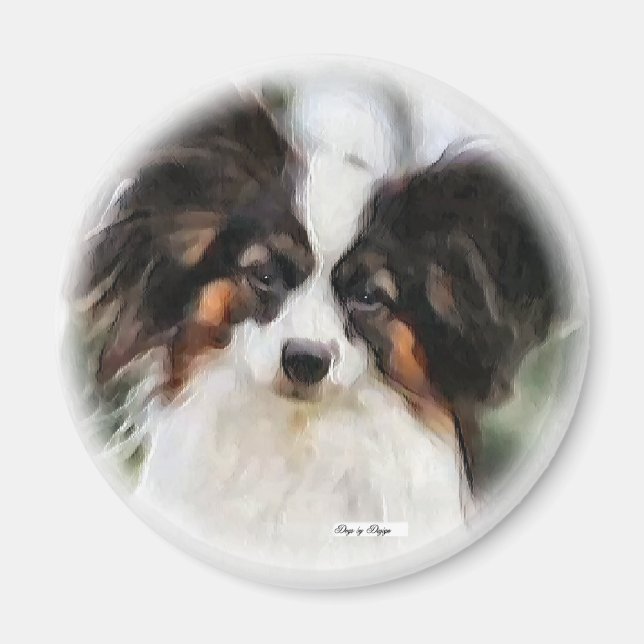 Papillon Art Gifts Magnet (Front)