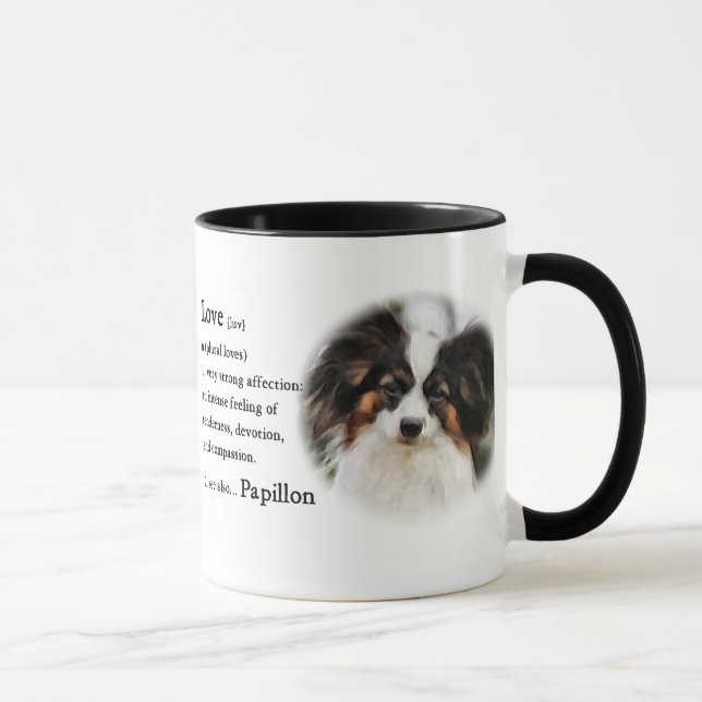 Papillon Art Gifts Mug (Right)