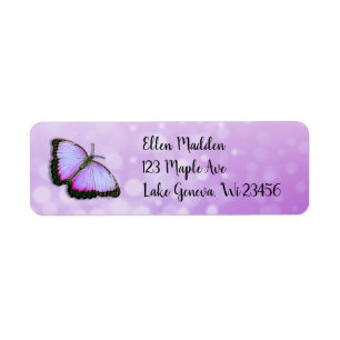 Papillon assez pourpre