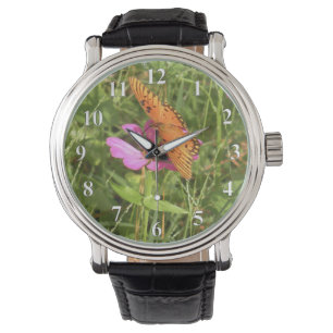 Papillon avec montre Zinnia