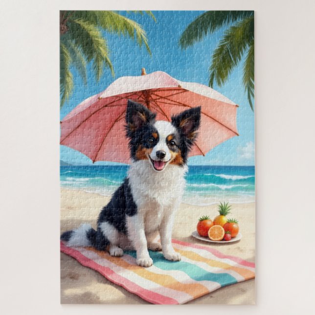 Papillon Beach Relax Scene Jigsaw Puzzle (Vertical)