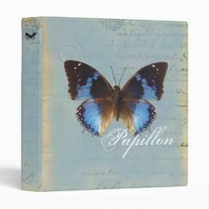 Papillon bleu binder