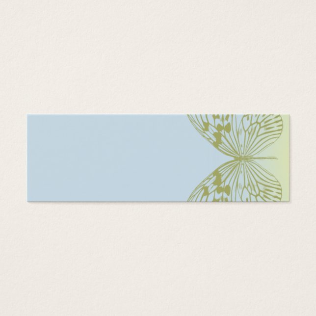 Papillon bleu et bande (Devant)