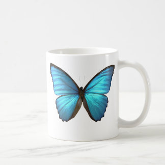 Papillon bleu Morpho ailes Mug