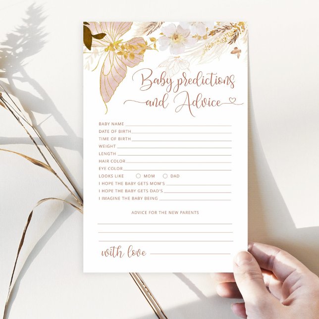 Papillon Boho Baby prédictions et carte de conseil (Créateur téléchargé)