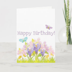 Papillon Bonne carte d'anniversaire