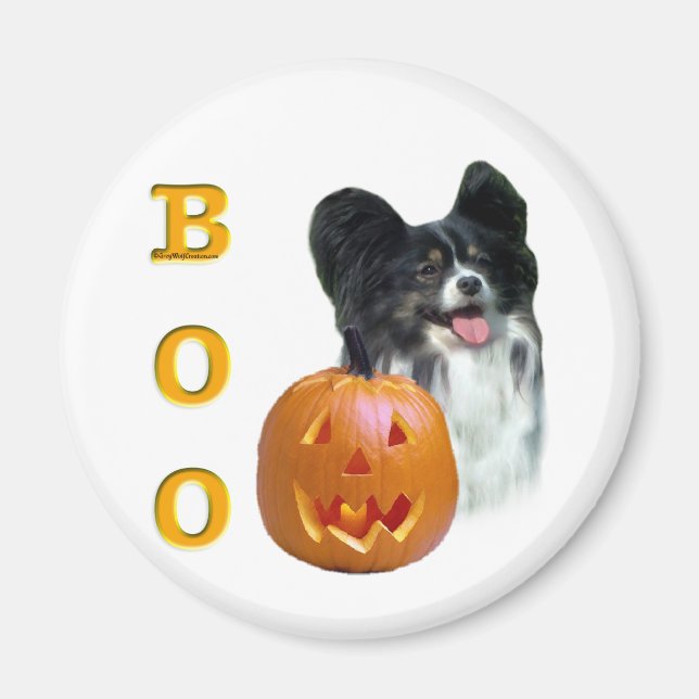 Papillon Boo Magnet (Front)