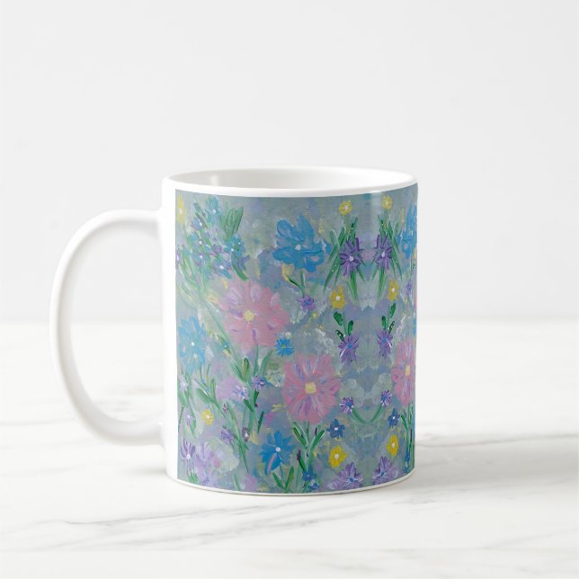 Papillon Bush café floral Mug (Gauche)