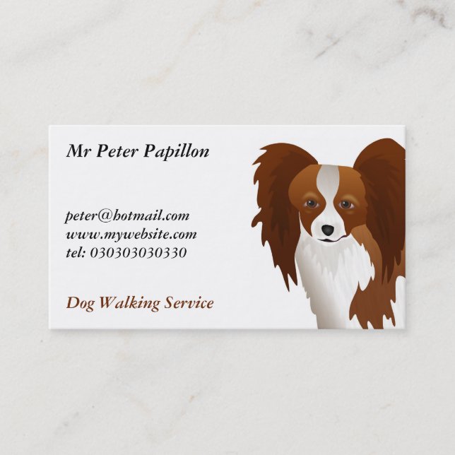 Papillon Business Card (Front)