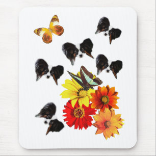 Papillon Butterfly Gifts Mouse Pad