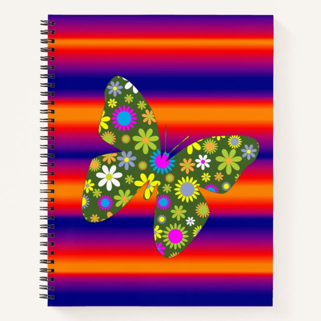 Papillon Carnet spirale (Devant)