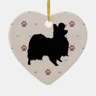 Papillon Ceramic Ornament
