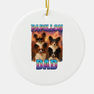 Papillon Ceramic Ornament