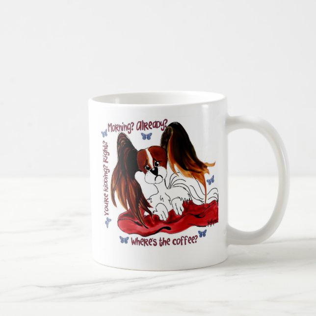 Papillon Coffee Mug (Right)